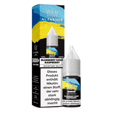 Al Fakher Liquid 10ml - Blueberry Sour Raspberry 20mg